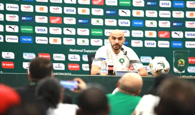 مدرب المنتخب المغربي وليد الركراكي : أنا من أتحمل الإقصاء وأعتذر للجمهور