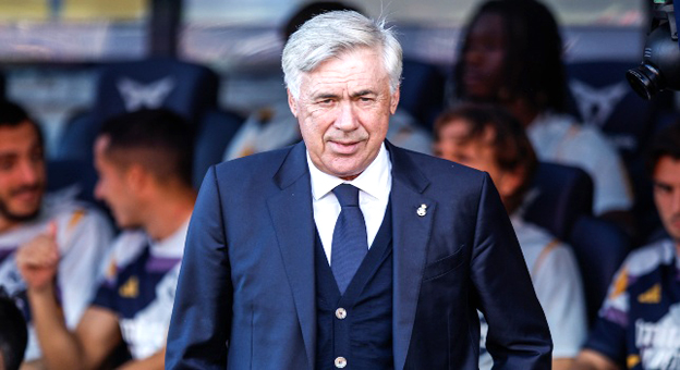 أنشيلوتي مدرب ريال مدريد : كسرنا الرقم القياسي العالمي باللعب بدون قلوب دفاع و وبيلينجهام يذكرني بزيدان