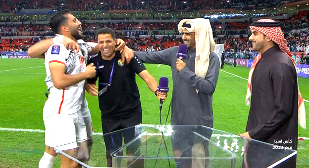 عموتة بعد إنجازه التاريخي مع الأردن وبلوغ نهائي كأس آسيا