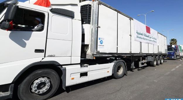 La presse nord-américaine souligne le caractère inédit de l’aide humanitaire du Maroc aux Palestiniens