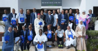 Réception en l’honneur des champions sportifs se rendant en pèlerinage grâce la Haute Sollicitude Royale