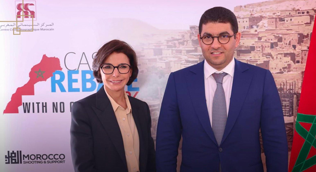 La ministre française de la Culture visite le pavillon marocain au Festival de Cannes