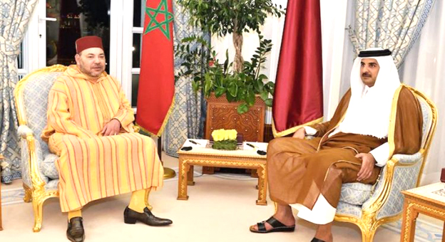 الملك محمد السادس يبعث برقية تهنئة إلى أمير دولة قطر بمناسبة ذكرى توليه مقاليد الحكم