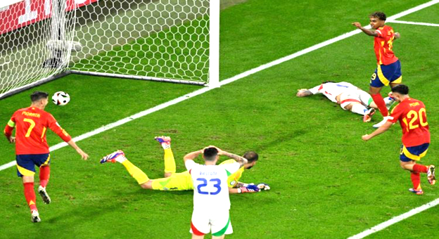 كأس أوروبا 2024 : إسبانيا تفوزعلى إيطاليا بهدف لصفر وتتأهل لثمن النهائي
