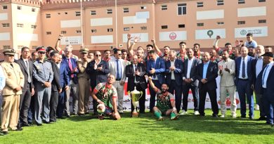 تتويج فريق مولودية وجدة المغربي بلقب كاس العرش لرياضة الريكبي